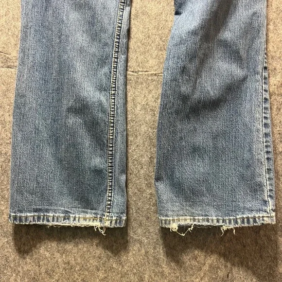Levi Strauss Signature Bootcut Jeans Light Wash Denim Misses 16 Medium - Picture 9 of 9